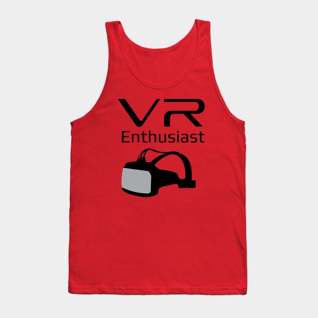 VR Enthusiast Tank Top by 7-Bit Gaming